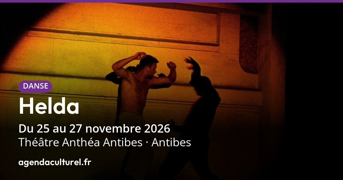 Helda, danse hip-hop à Antibes du 25 au 27 nov. 2026