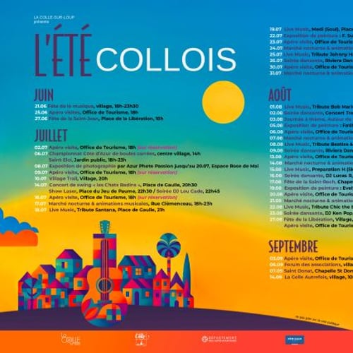 L'Été Collois 2025 programme