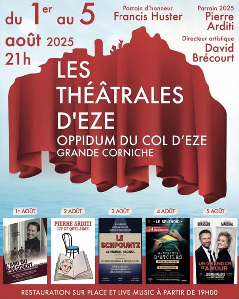 Les Théâtrales d'Èze 2025