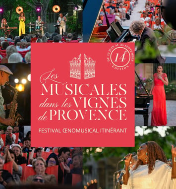 Les Musicales dans les Vignes de Provence 2026 affiche