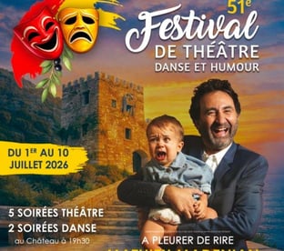 Festival Théâtre Danse et Humour RCM 2026 affiche
