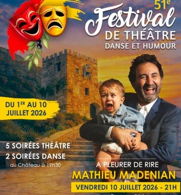 Festival Théâtre Danse et Humour RCM 2026 affiche