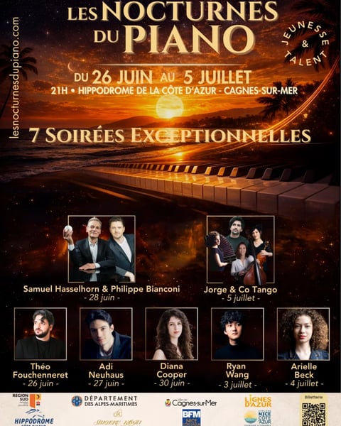 Les Nocturnes du piano 2026 affiche
