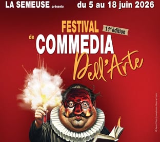 Festival de Commedia Dell'arte de Nice affiche 2026