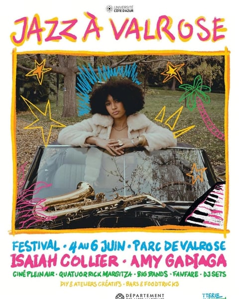 Jazz à Valrose 2026 affiche