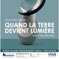 Visite guidée de l'exposition "Lilette et Gilbert Valentin, Quand la terre devient lumière"