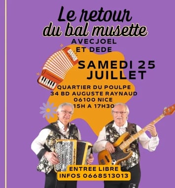 Le retour du Bal Musette avec Joël et Dédé