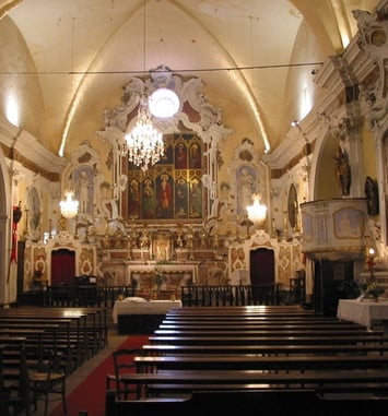 Visite audio-guidée de l'église Sainte Marguerite de Lucéram