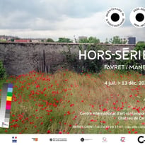 Visite de l'exposition "Hors-série" avec les artistes photographes Favret et Manez et découverte des techniques de conservation par Giulio Stabellini