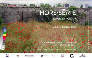 Visite de l'exposition "Hors-série" avec les artistes photographes Favret et Manez et découverte des techniques de conservation par Giulio Stabellini