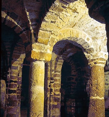 Visite de la crypte de la Madone des Prés