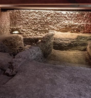 Visite de la crypte de Nice