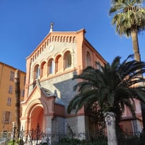 Visite de l'église réformée de Menton