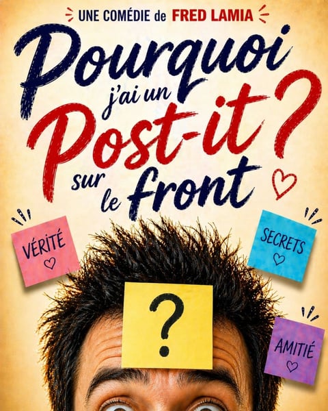 Pourquoi j'ai un post-it sur le front ?