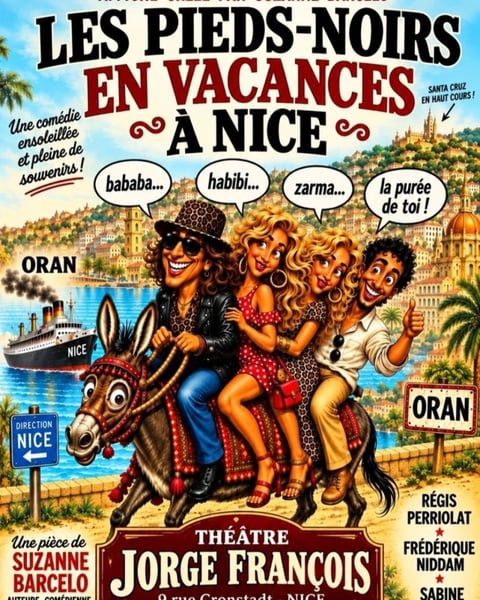 Les pieds-noirs en vacances à Nice