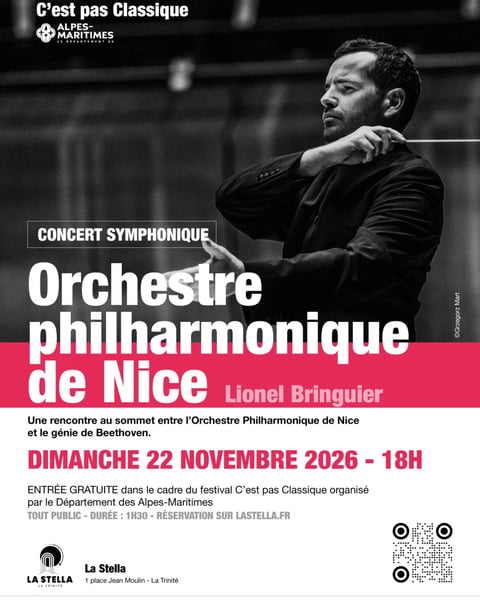 L’Orchestre Philharmonique de Nice, dirigé par Lionel Bringuier