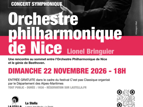 L’Orchestre Philharmonique de Nice, dirigé par Lionel Bringuier