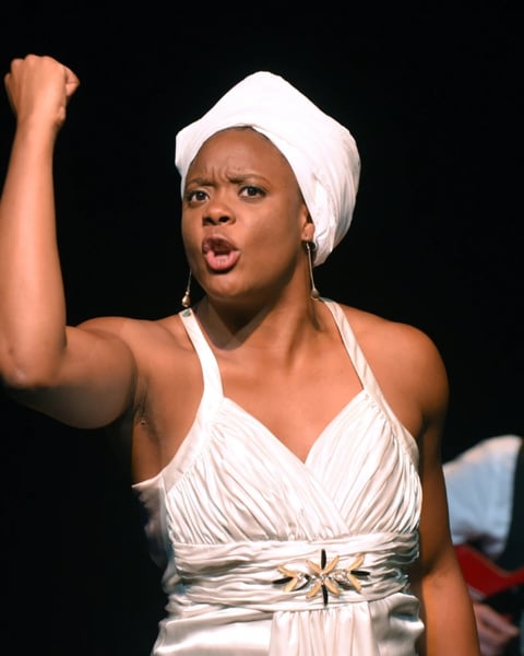 Portrait de Ludmilla en Nina Simone