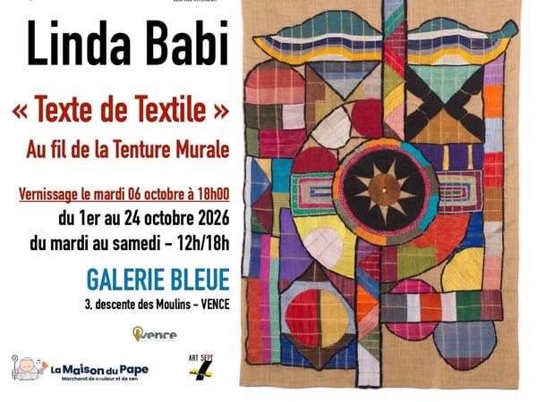 Linda Babi Texte de Textile, au fil de la tenture murale