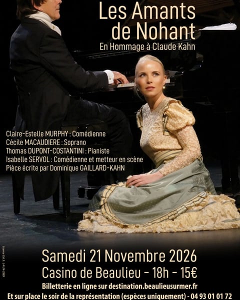 Les amants de Nohant par le Théâtre de Lumière En Hommage à Claude Kahn
