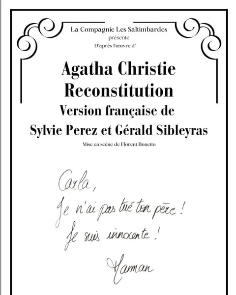 Agatha Christie Reconstitution