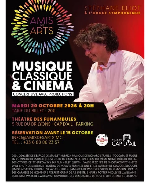 Stéphane Eliot à l'orgue symphonique