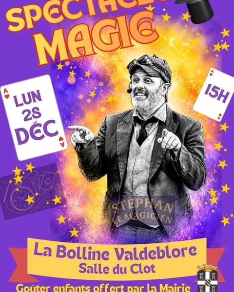 Spectacle de magie à Valdeblore