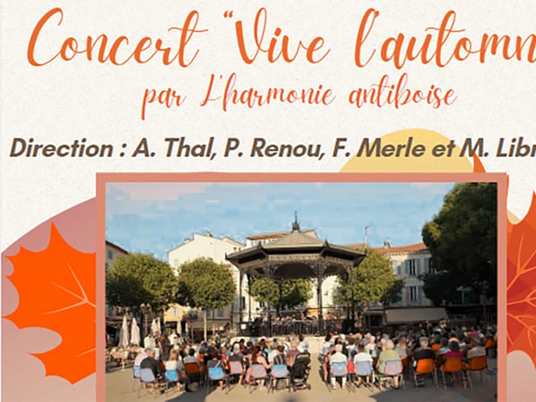 Vive l'automne par l'Harmonie Antiboise