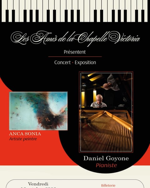 Concert Jazz-Exposition : Daniel Goyone & Anca Sonia