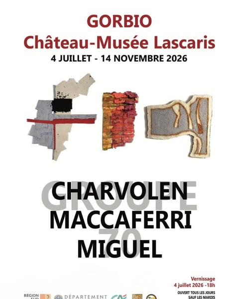 Exposition temporaire Groupe 70 au Château Lascaris