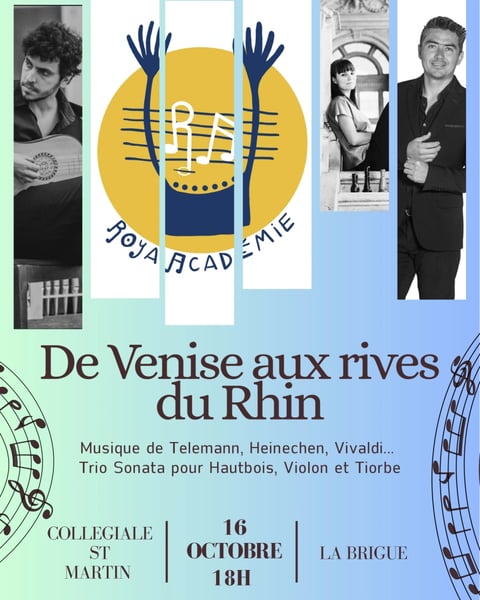 Concert Trio Sonata pour Hautbois, Violon et Théorbe