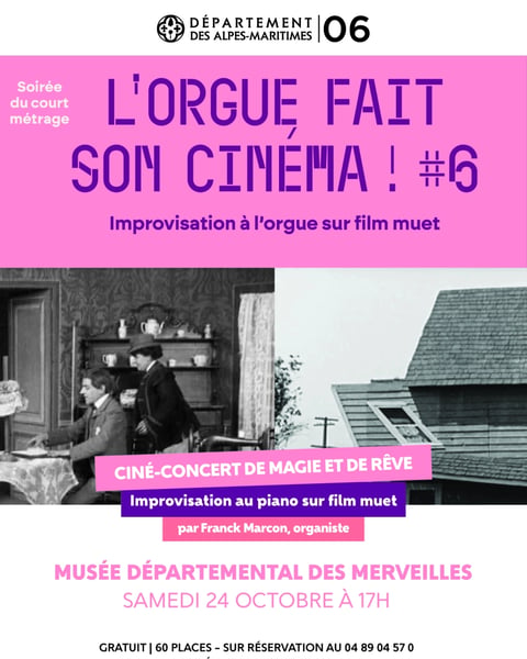 L'orgue fait son cinéma ! #6 : soirée du court métrage