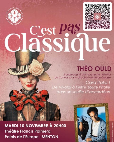 Théo Ould et l'Orchestre national de Cannes