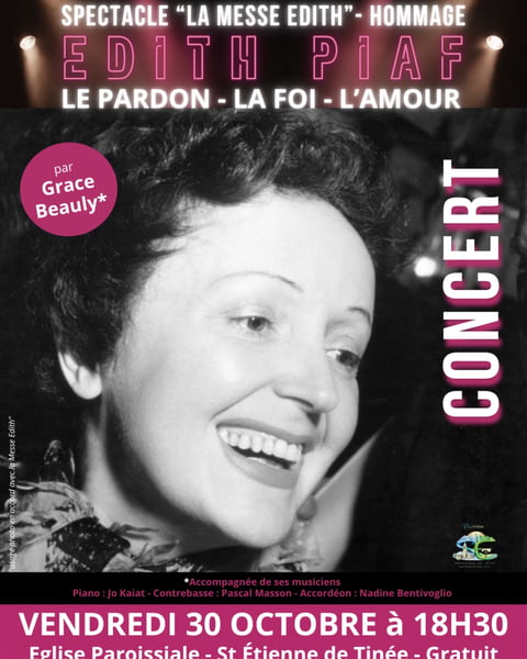 Concert "La messe Édith" Hommage à Édith Piaf