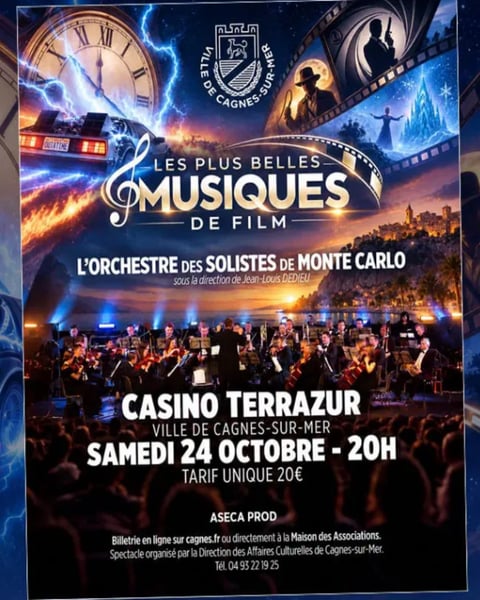 Concert « Les plus belles musiques de film »