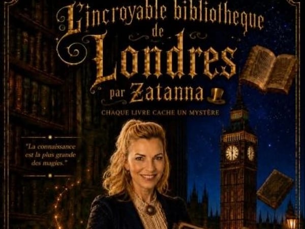 L’incroyable bibliothèque de Londres, de Zatanna, spectacle familial de magie et d'illusion
