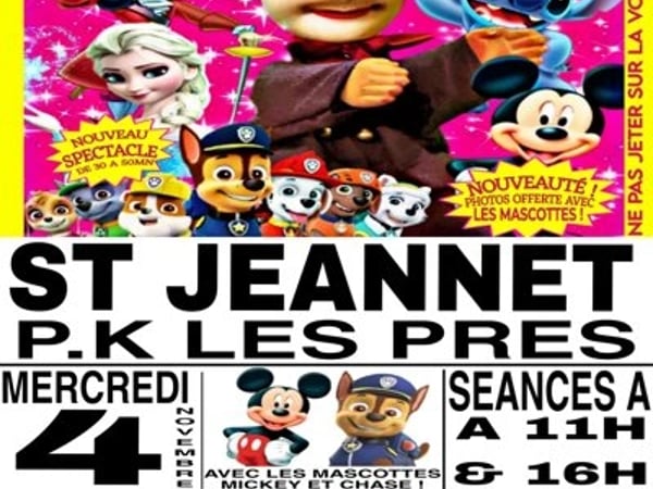 Les nouvelles aventures de Guignol et ses amis les mascottes à Saint-Jeannet !